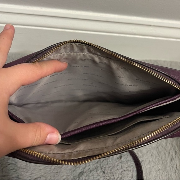 Michael Kors Burgundy Chain Strap Crossbody Bag Listing For Live Show - Picture 13 of 13
